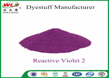 A pureza alta veste a violeta 2 que da tintura C I da cor o roxo violeta reativo do PE veste a tintura